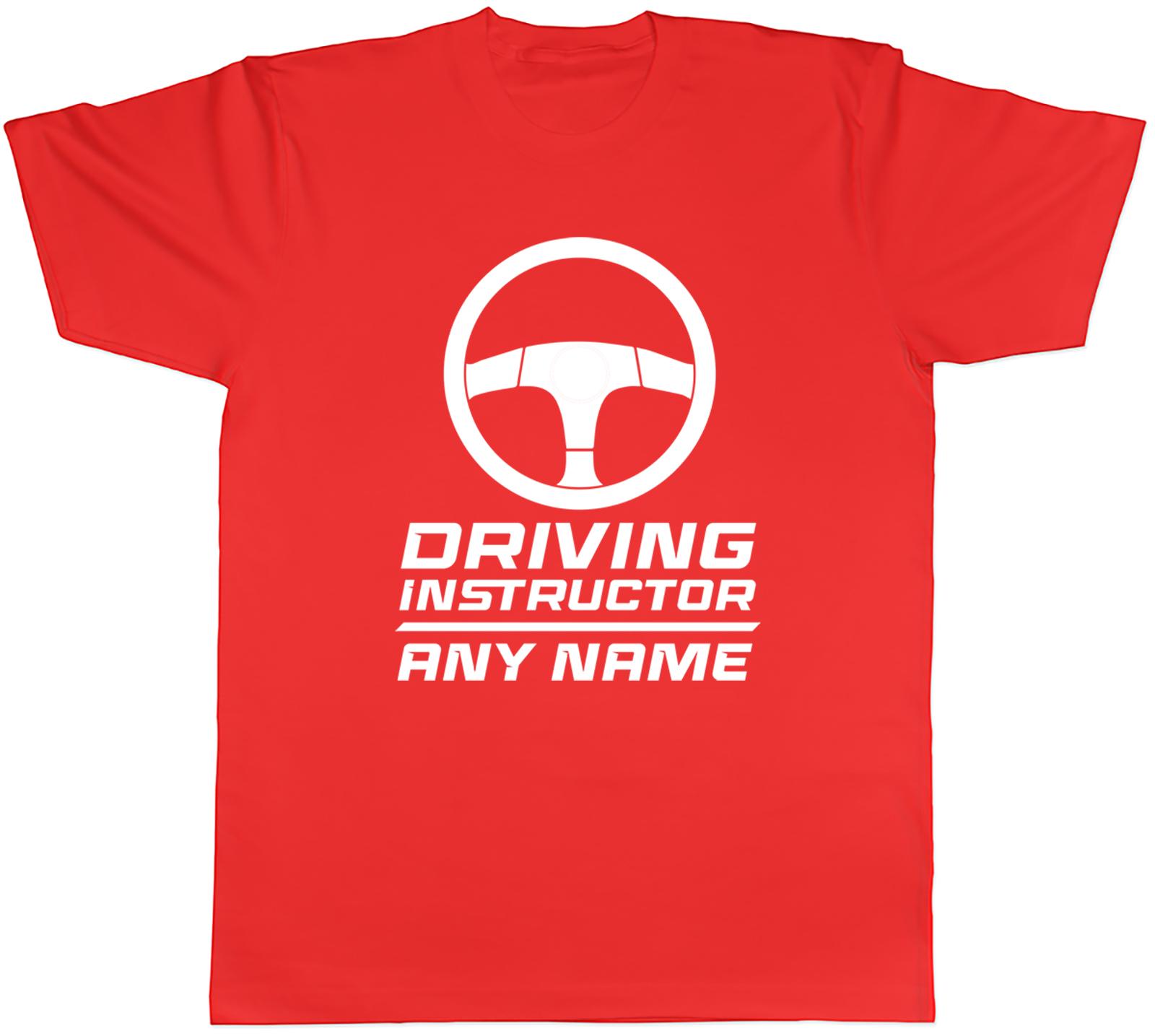 Personalised Driving Instructor Any Name Unisexs TShirt Tee Gift Top S