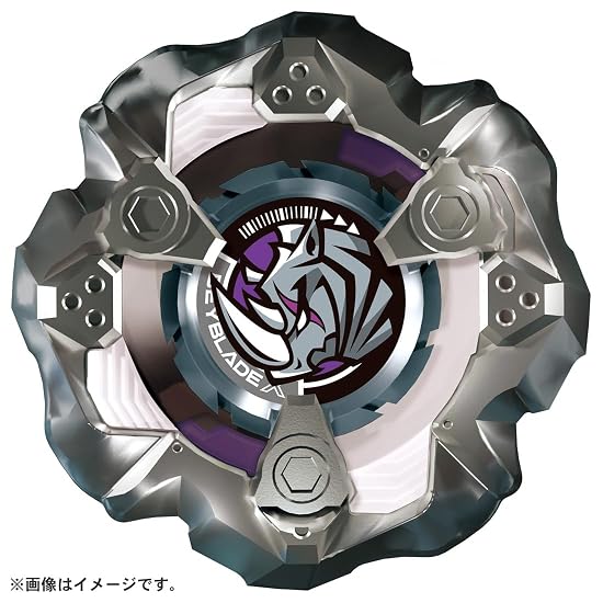BEYBLADE X BX-19 Booster Corno di Rinoceronte 3-80S Metallo