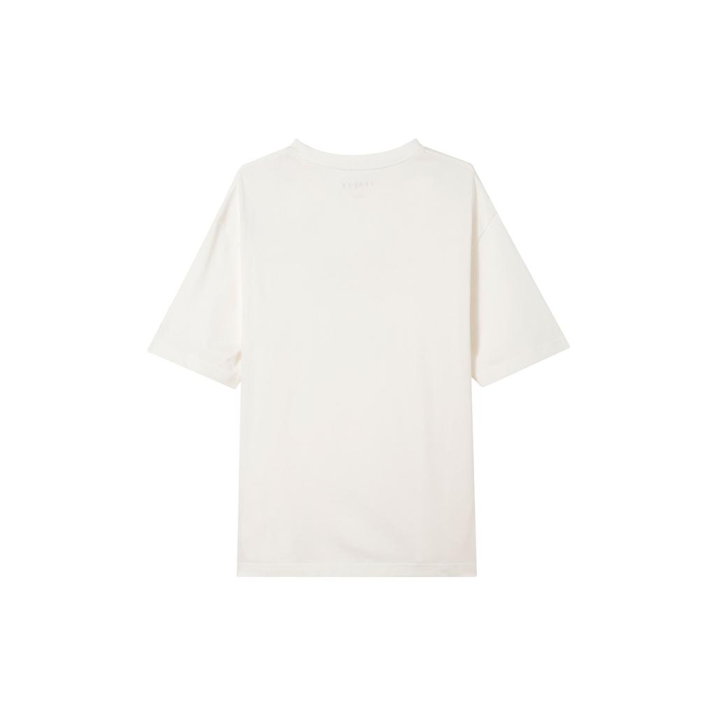 Jordan Wordmark Series Solid Color Crew Neck Casual Short Sleeve T-Shirt Men Tops White FJ1970-133