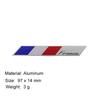 3D Premium Frankrikes flagg for SUV Off Road bil Motorpanser Skjerm Bakluke Hekkmalje Emblem Merkeklistremerke