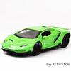 1:32 Lambor Lp770-4 Toys Model Sports Cars Light Music Rubber Tires Vehicle Wheel Pull Back Miniature Car Child Decoration Gifts