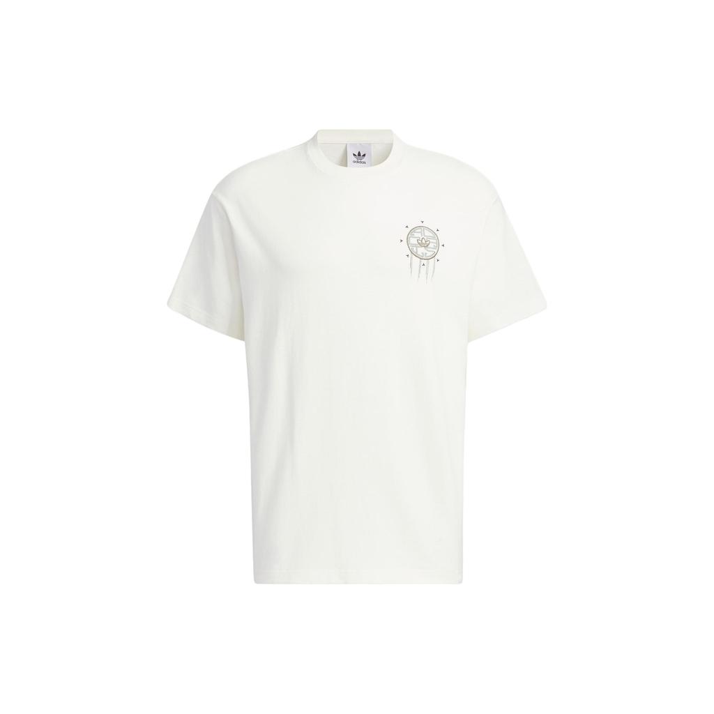 Adidas Originals Trefoil Toc Graphic Tee With Hand-Painted Peking Opera Print Men Tops Han-Jade-White IP1760