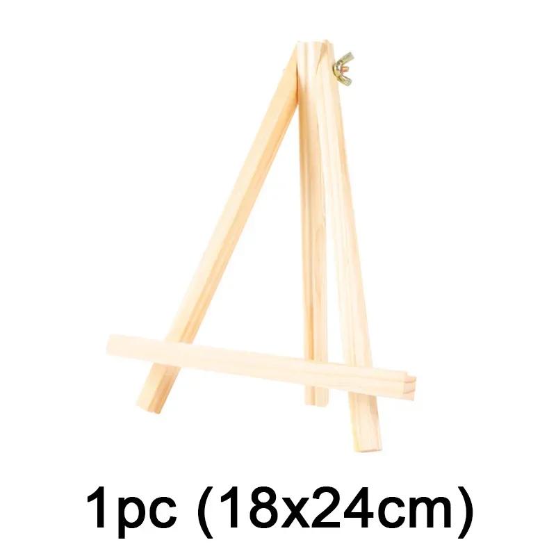 

1/5pcs Natural Wood Mini Easel Frame Tripod Display Meeting Wedding Table Name Card Stand Display Holder Children Painting Craft
