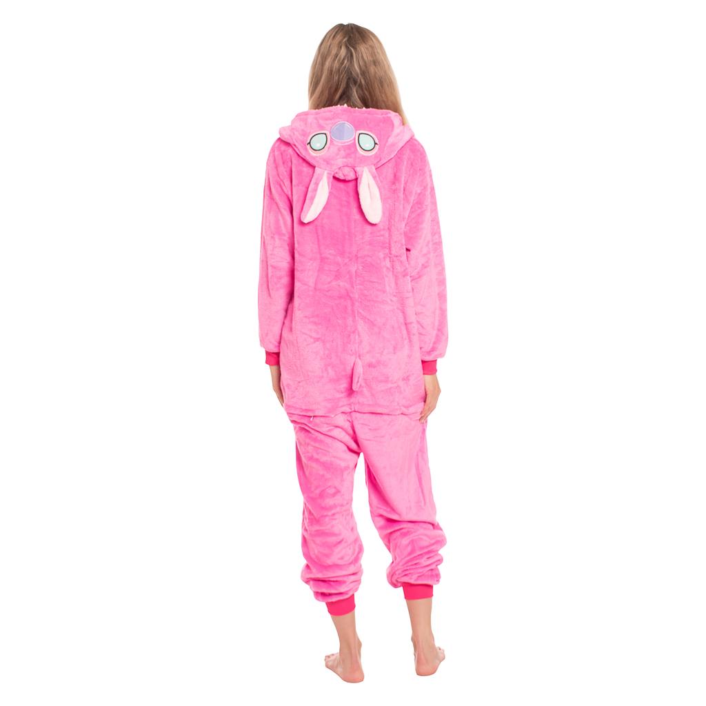 Piżama damska kombinezon kigurumi onesie kostium stich różowy 155-165 cm m
