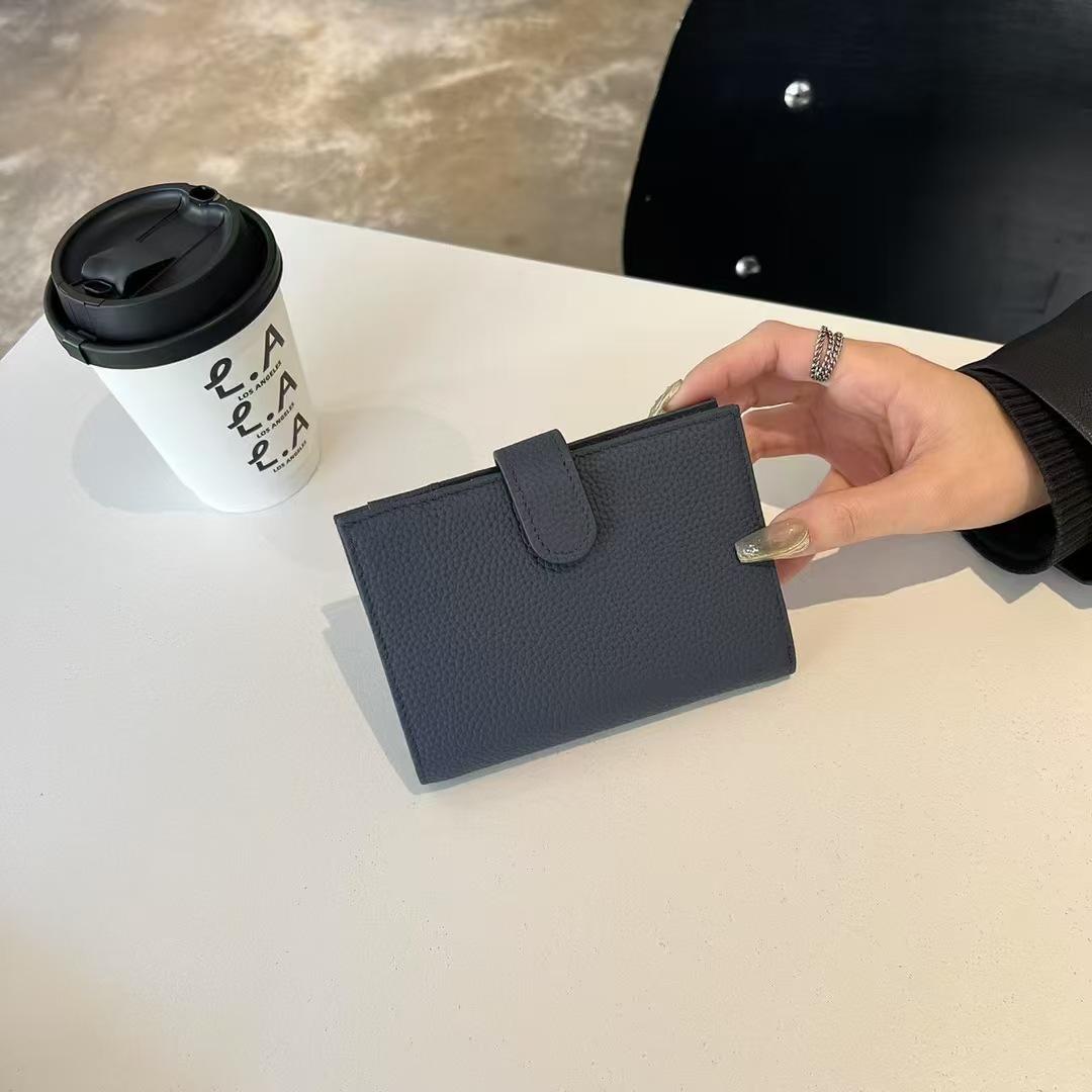 

2025 Top Grain Cowhide Multifunction Passport Holder & Ultra-Thin Coin Purse королевский синий