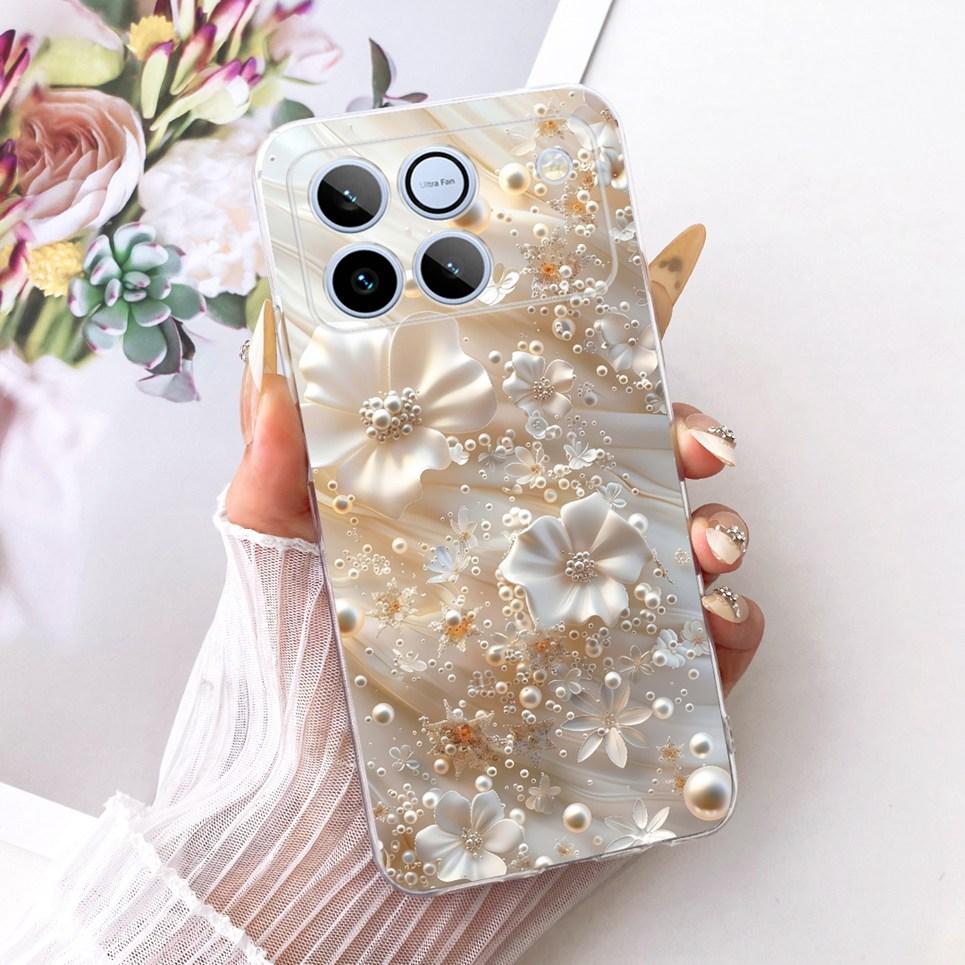 Flower Butterfly Luxury Girly Fashion Casing For Honor Win 5G AAP-AN00 Phone Case Soft Slim Clear Silicone TPU Back Cover