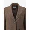 Cc Collect Wool Alpaca Blend Single Jacket C261msf102