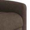 Recliner Chair with Lift Assist Brown Microfiber Fabric