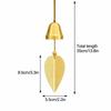 Gold Hanging Bell Decor Brass Feng Shui Bell Brass Decorative Door Bell  Window Decor