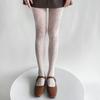 Women JK Hollowed Flower Jacquard Pantyhose Sexy Fishnet Lace Tights Leggings