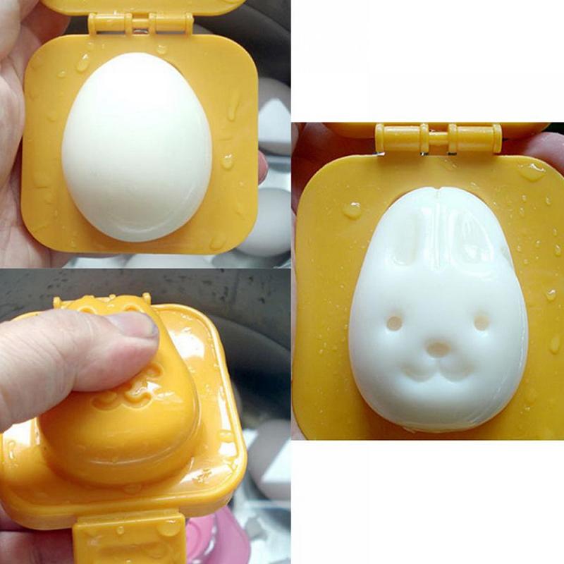 6Pcs Multicolor Egg Mold Sandwich Bento Rice Mould Sushi Maker Boiled Decor