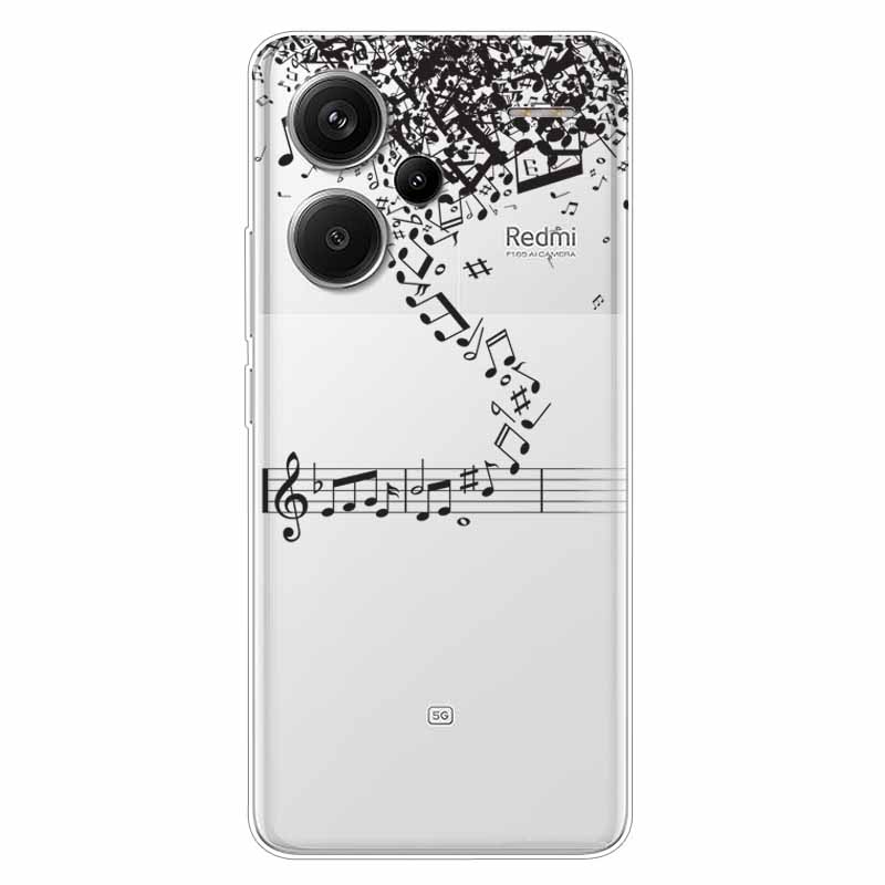 For Redmi Note 13 Pro Plus 5G Case Clear TPU Soft Back Cover for Xiaomi Redmi Note 13 Pro+ 5G Transparent Silicone Cases Funda