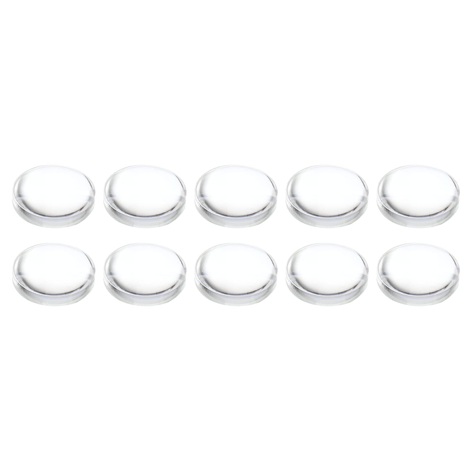 

PATIKIL Діаметр 16 мм Висота 6 мм Лінза 10 штук Акрилова світлодіодна оптична опукла конденсорна лінза для світлодіодного ліхтарика Велосипедна фара Прозора плоскоопукла