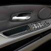 Carbon Fiber For BMW 5 Series E60 Car Inner Gearshift Air Conditioning CD Panel Door Armrest Decorative Cover Trim Car Sticker