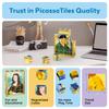 PicassoTiles 1-inch Magnetic Puzzle Building Cube Blocks for Kids, Van Gogh Puzzle, Mona Lisa Hand Puzzle, Kids Toys for Boys and Girls Ages 6+, STEM