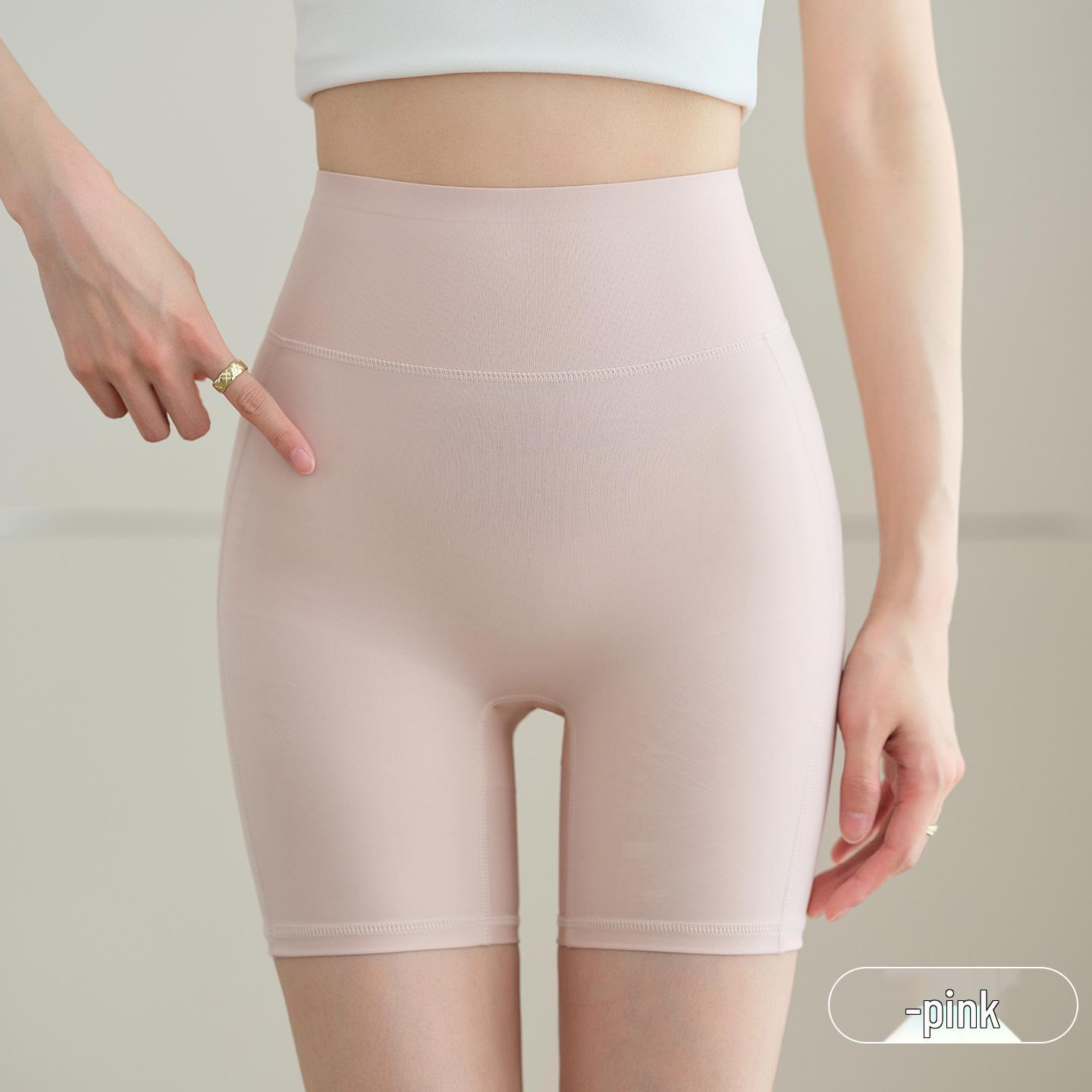 

Women s High Waist Butt-Lifting Yoga Shorts with Crotch Gusset - Black Summer Cycling Safety Pants 2XL (145-160 jin)