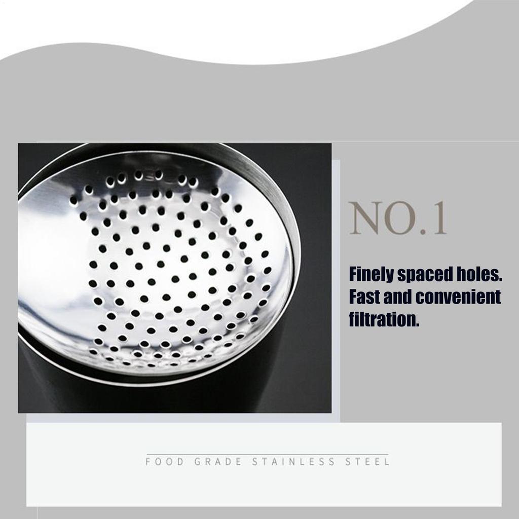 Strainer For Bartending Stainless Steel Spoon Professional Drink Sieve For Home Making Beverage Preparation Shaker Mixing Glass