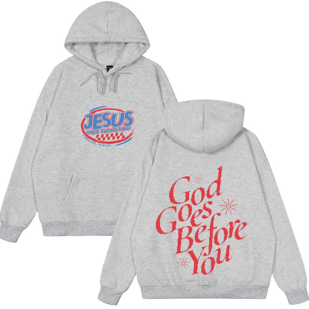 Jesus Christian Bible Verse Vintage Graphics Hoodie Unisex Fashion Clothing Pullover Autumn Winter Loose Casual Sweatshirts