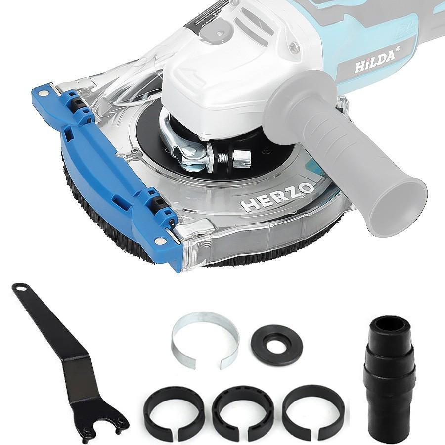 Angle Grinder Dust-Free Cover for Grinding & Cutting Concrete and Stone