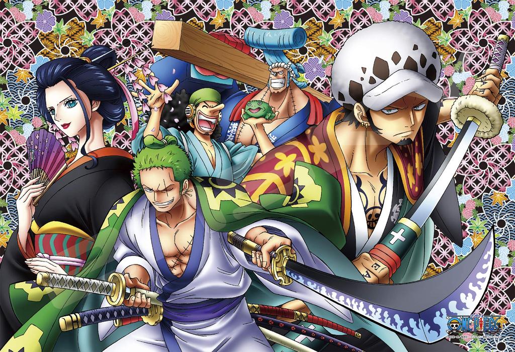 Ensky 300 Piece Art Crystal Jigsaw Puzzle One Piece Wano Kunii (26x38cm)