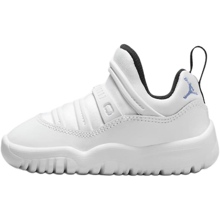 Air Jordan 11 Retro Little Flex TD Legend Blue / Columbia 2024 Baby Sneakers White Black BQ7102-104