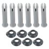 Reliable Pin & Gasket Set for For Power forFor Steel Pools 6 or 10 Pieces for Easy and Effective Pool Maintenance