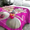 1PC Diddl Custom Name Patterned Flannel Blanket Suitable For All Seasons for Home Decor Warmth and Comfort Gifts Holiday Present