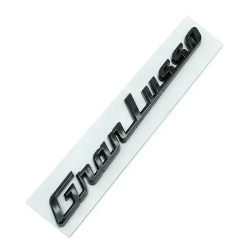 ABS Car Rear Trunk Letters Logo Emblem Badge Sticker For Gransport Granlusso Quattroporte GTS SQ4 Q4 Granturismo Sport