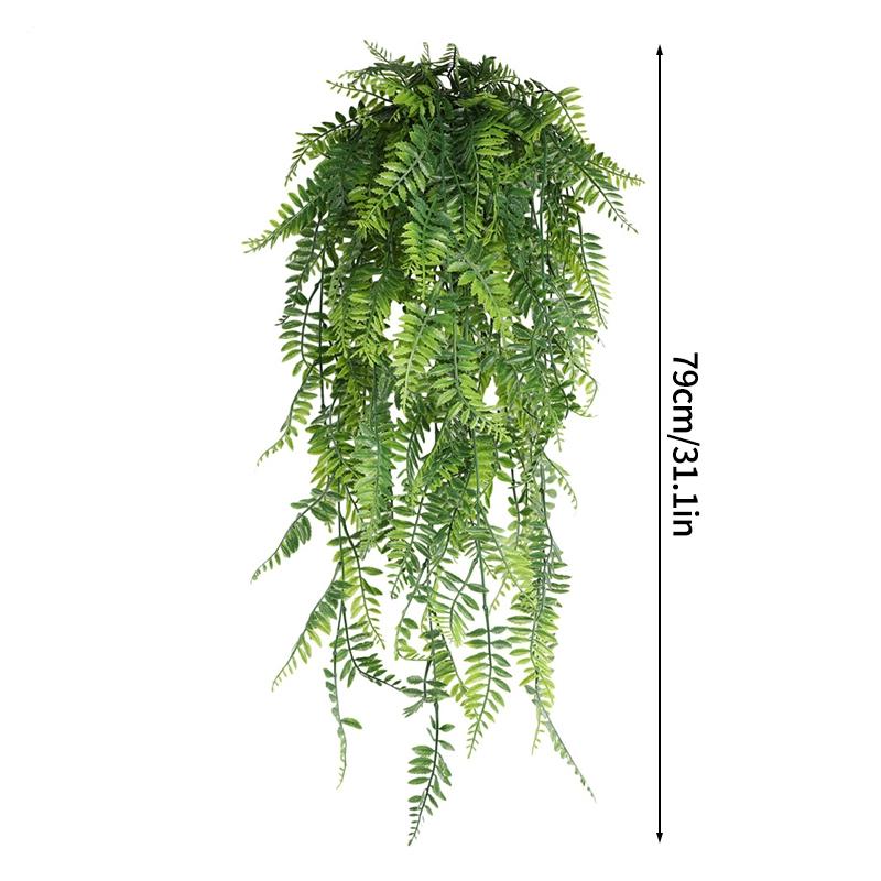 Artificial Vine Plants Artificial Eucalyptus Ivy Fake Green Plants Home Wall-mounted Landscaping Leaves Garden Decoration