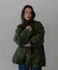 OEOLJEU Fancy Washed Field Jacket - Khaki