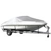 V-Shaped Outdoor Dust & Rainproof Taffeta Boat Cover - 190T Protective Sunscreen for Yachts