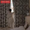 1PC Nuan Series French Retro Blackout Curtains with Butterfly Floral Print Thick Curtains for Bedroom Living Room Window for Home Decor