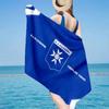 1PC Aj Auxerre Football Club Beach Towel - Soft,  Absorbent Microfiber, Lightweight, Ideal for The Beach, Parties, Travel, Camping Fan Gifts