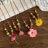 Seaside Colorful Beaded Necklace: 2026 Women's Light Luxury Clavicle Accessory