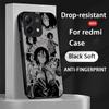 Call of the Night Cute Anime Girl Phone Case For Xiaomi Redmi Note 14 13 12 11 Pro Plus S 5G 14C A3 Soft Black Phone Cover
