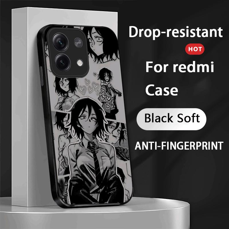 Call of the Night Cute Anime Girl Phone Case For Xiaomi Redmi Note 14 13 12 11 Pro Plus S 5G 14C A3 Soft Black Phone Cover
