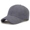 Corduroy baseball cap men's and women's autumn and winter new solid color cap thermal visor fashionable simple hat