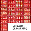 6pcs Traditional 2026 Horse Year Red Envelope Chinese Lucky Money Envelopes  Lunar Year Celebration