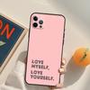 Love Yourself Funda Case For iPhone 15 14 16 Pro Max 11 12 13 Pro Max Mini XR 16e 16 15 Plus Phone Cover