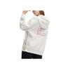 Fila Heritage Series Printed Letter Hoodie Women Sweatshirt Cloud-Mushroom-White F11W418214F-WT