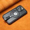 Applicable to iPhone11 mobile phone case magnetic bracket lanyard Apple 11promax all-inclusive 11 anti-drop 11 men's leather case
