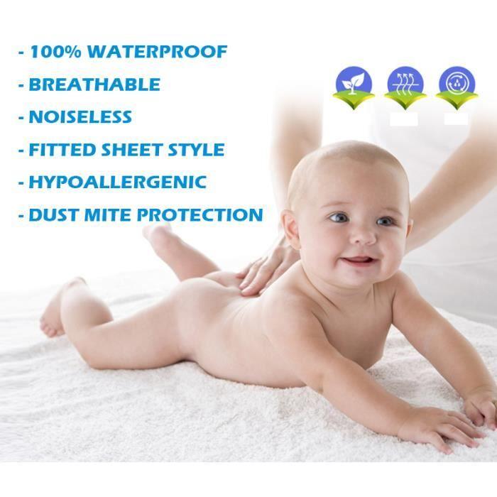 Mattress Protector - TOFERN - 180 X 190 - 100% Bamboo - Waterproof - Anti-dust Mite - Breathable