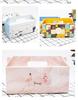 Kraft Paper Cupcake Box with Transparent Window for Mousse, Pudding, Muffins, and Egg Tarts