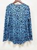 2024 European & American Leopard Print Casual Long Sleeve for Autumn/Winter