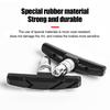 1 Pair Bicycle V-Brake Brake Leather Black Anti-Skid Texture Wear-Resistant Durable Mountain Bike Accessories Brake Pads