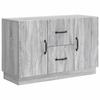 Sideboard Grey Sonoma 89 X 34.5 X 57 Cm Particle Board