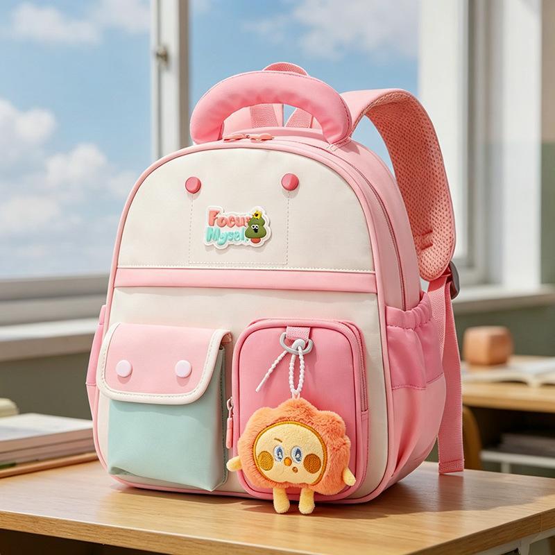 Schoolbag summer new children's high-quality anti-fall backpack 1-1 years old preschool cute baby cute garden schoolbag