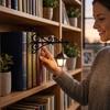 Vintage Bücherregal Hänge-Nachttischlampe Dekorative Regal-Lampe für Heimbibliothek