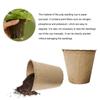 10/50/100pcs Paper Nursery Pots Planter Set Round Biodegradable Seedlings FlowerPot Garden Balcony Cultivation Tray Nursery Cup