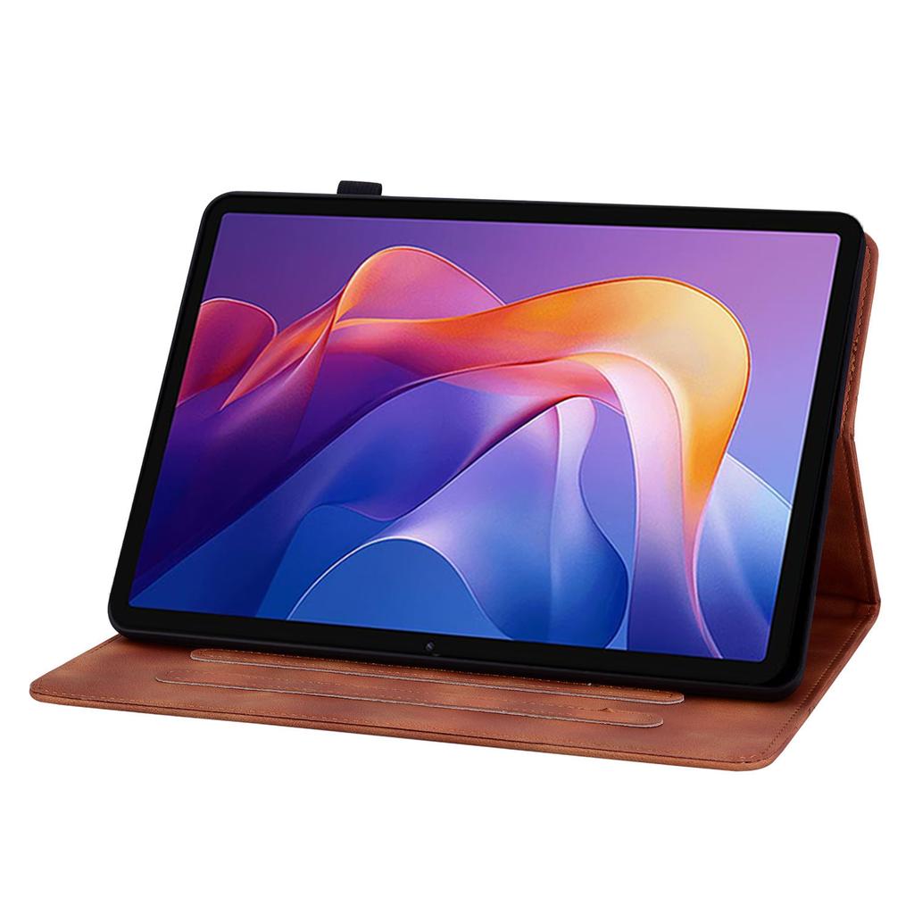 Pro Xiaomi Redmi Pad 2 Pouzdro Vzorek Lilie Sloty na Karty Kožené Pouzdro na Tablet